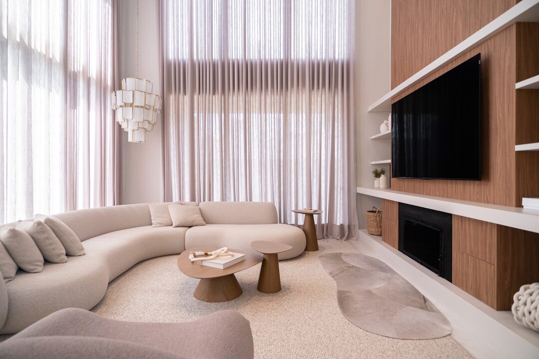 luxury celebrity living room interior