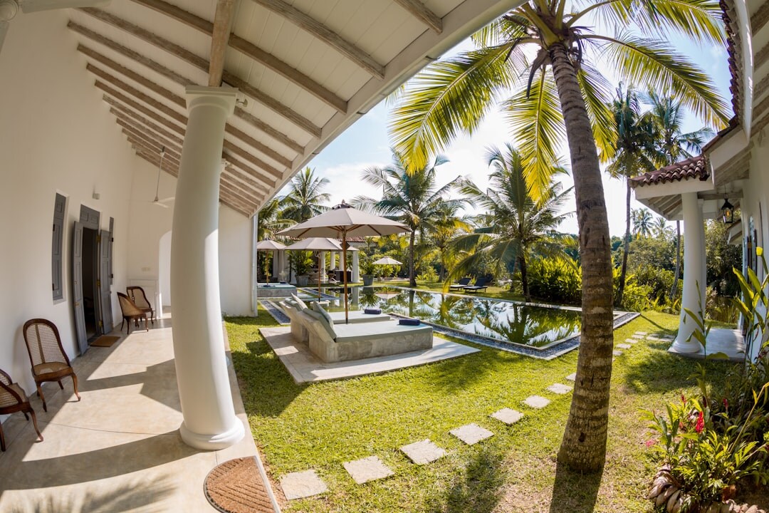 outdoor terrace celebrity villa