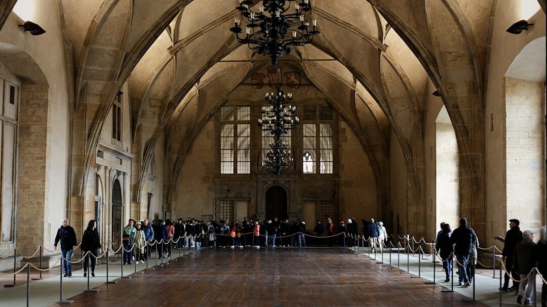 european castle interior