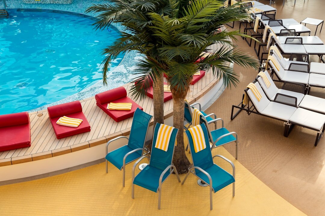 celebrity pool area